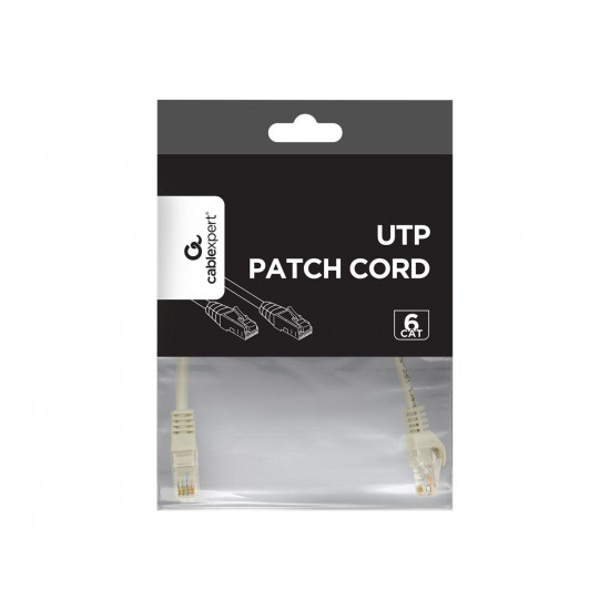 Patch cord Cat.6 UTP 0.25m grey