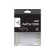 Patch cord Cat.6 UTP 0.25m grey