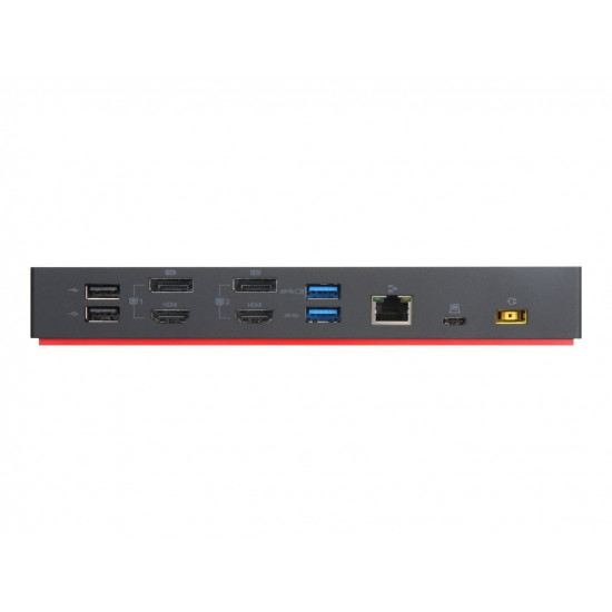 LENOVO ThinkPad Hybrid USB A/C Dock 2xDisplayPort 2xHDMI 2x3840x2160-60Hz 1Gbit LAN 1xUSB-C Front 5xUSB-A 2xUSB2.0 3xUSB3.0 (EU)