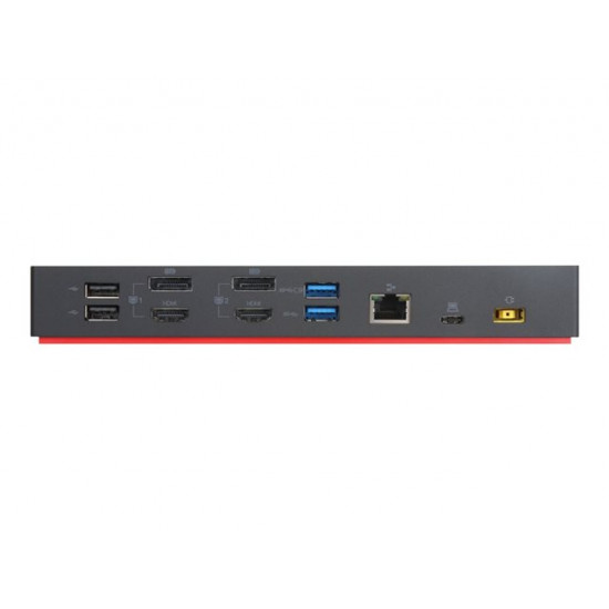 LENOVO ThinkPad Hybrid USB A/C Dock 2xDisplayPort 2xHDMI 2x3840x2160-60Hz 1Gbit LAN 1xUSB-C Front 5xUSB-A 2xUSB2.0 3xUSB3.0 (EU)