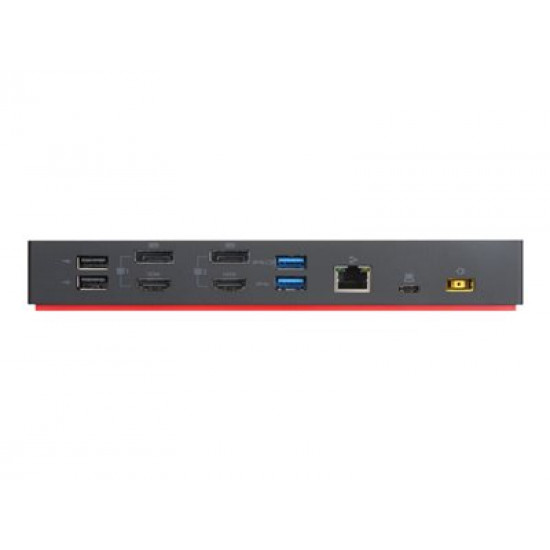 LENOVO ThinkPad Hybrid USB A/C Dock 2xDisplayPort 2xHDMI 2x3840x2160-60Hz 1Gbit LAN 1xUSB-C Front 5xUSB-A 2xUSB2.0 3xUSB3.0 (EU)