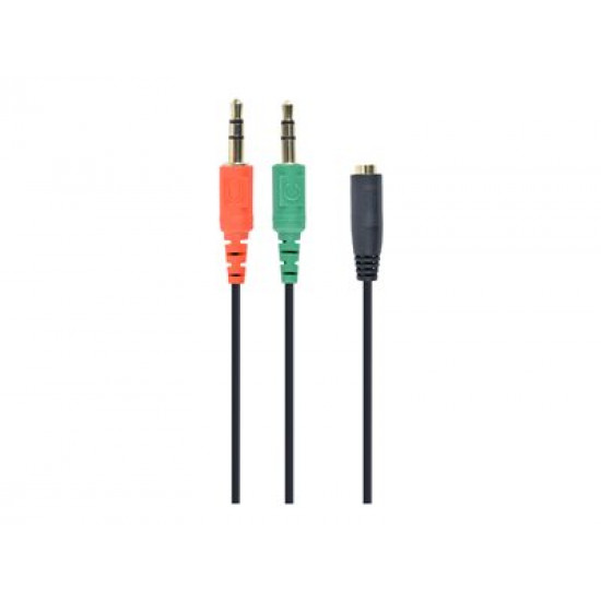 CABLE AUDIO 3.5MM SOCKET TO/2X3.5MM PLUG CCA-418 GEMBIRD