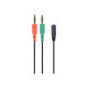 CABLE AUDIO 3.5MM SOCKET TO/2X3.5MM PLUG CCA-418 GEMBIRD