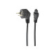 GEMBIRD Power cord C5 VDE approved 1 m