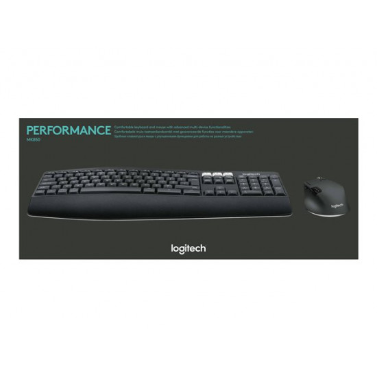 LOGITECH MK850 Performance Wireless Keyboard and Mouse Combo - 2.4GHZ/BT US INTNL