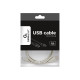 CABLE USB2 AM-MINI 1.8M WHITE/CC-USB2-AM5P-6 GEMBIRD