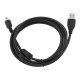 GEMBIRD CCF-USB2-AM5P-6 USB 2.0 A- MINI 5PM 1.8m cable with ferrite core