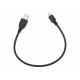 CABLE USB2 AM-MINI 30CM BLACK/CCP-USB2-AM5P-1 GEMBIRD