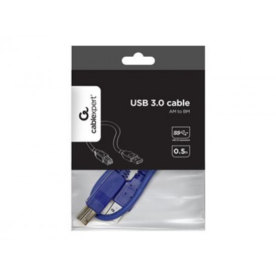 CABLE USB3 AM-BM 0.5M/CCP-USB3-AMBM-0.5M GEMBIRD