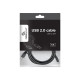 CABLE USB-C TO USB2 1.8M/CCP-USB2-AMCM-6 GEMBIRD