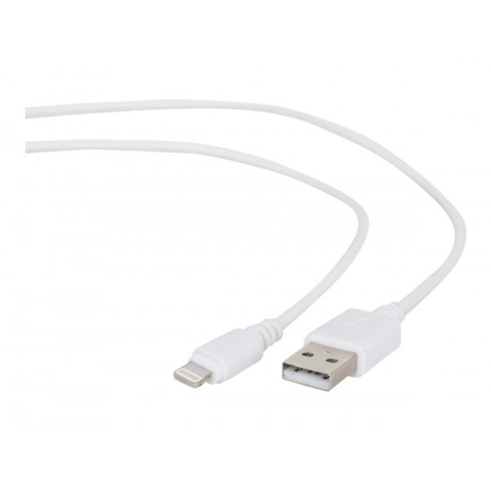 CABLE LIGHTNING TO USB2 1M/CC-USB2-AMLM-W-1M GEMBIRD