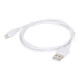 CABLE LIGHTNING TO USB2 1M/CC-USB2-AMLM-W-1M GEMBIRD