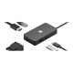 MS USB-C Travel Hub BG/YX/LT/SL Black