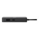 MS USB-C Travel Hub BG/YX/LT/SL Black