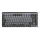 LOGITECH MX Mechanical Mini Minimalist Wireless Illuminated Keyboard - GRAPHITE - (US) INTL - 2.4GHZ/BT - N/A - EMEA - TACTILE