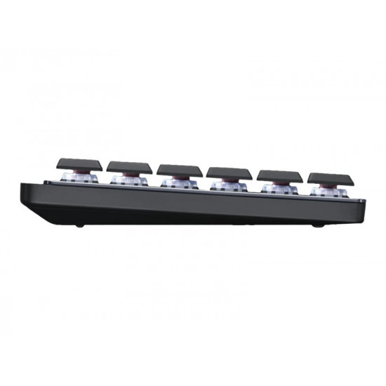 LOGITECH MX Mechanical Mini Minimalist Wireless Illuminated Keyboard - GRAPHITE - (US) INTL - 2.4GHZ/BT - N/A - EMEA - TACTILE