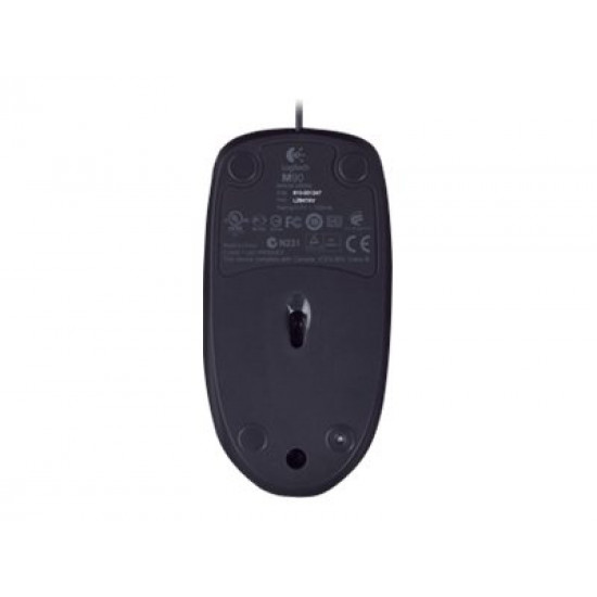 MOUSE USB OPTICAL M90/BLACK 910-001793 LOGITECH