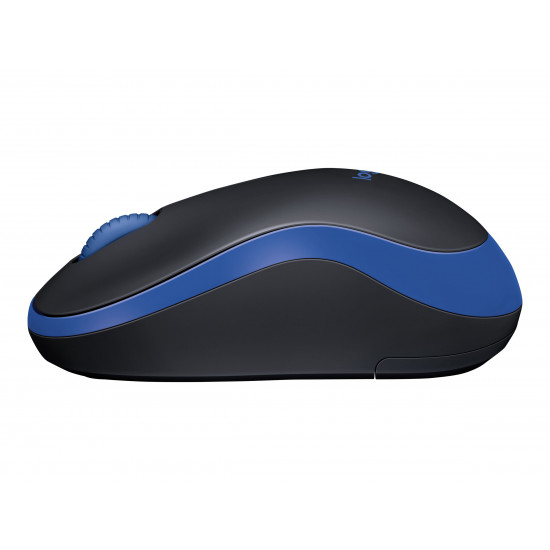 LOGITECH M185 cordless Notebook Mouse USB black blue