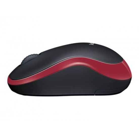 LOGITECH M185 Wireless Mouse - RED - EWR2