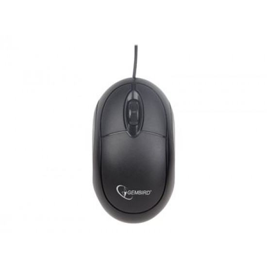 GEMBIRD MUS-U-01 Optical mouse 1000 DPI USB black