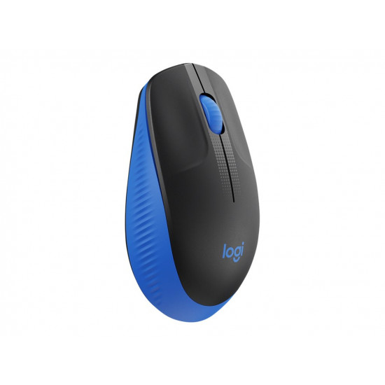 LOGITECH M190 Full-size wireless mouse - BLUE - EMEA