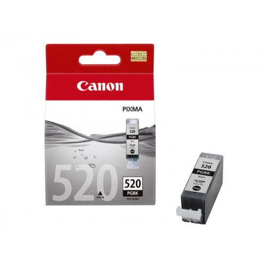 CANON 1LB PGI-520BK ink cartridge black standard capacity 19ml 334 pages 1-pack