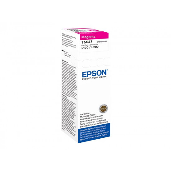 EPSON T6643 MAGENTA INK BOTTLE 70ML