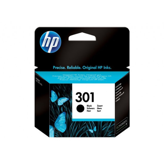 HP 301 original ink cartridge black standard capacity 3ml