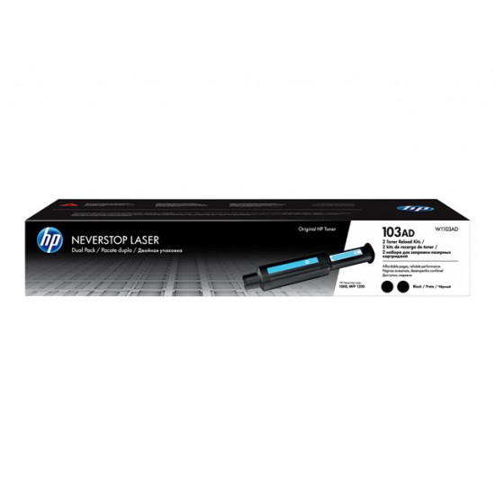 HP 103AD Neverstop Toner Reload Kit 2-Pack