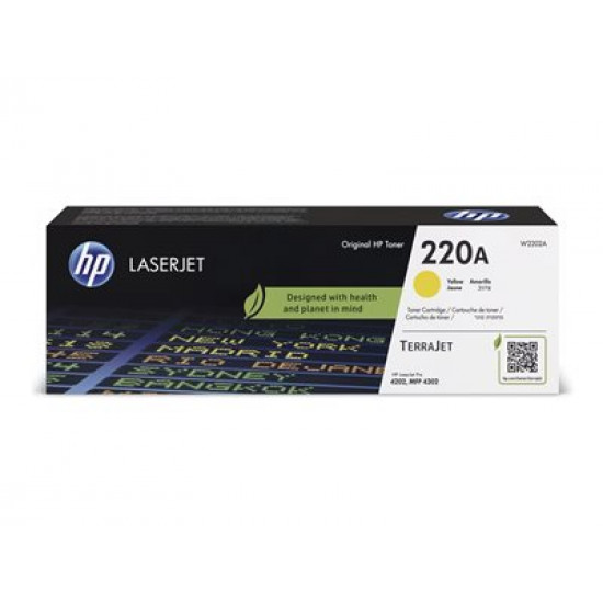 HP 220A Yellow Original LaserJet Toner Cartridge