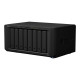 SYNOLOGY DS1821+ 8-Bay NAS AMD Ryzen Embedded V1500B quad-core 2.2GHz 4GB DDR4 up to 32GB 4xUSB 3.2 Gen 1 2xeSATA