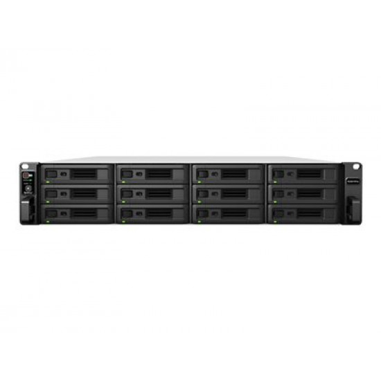 SYNOLOGY RS3621RPxs 12-bay NAS-RackStation D-1531 6-core 2.2GHz 8GB DDR4 2xUSB 3.2 4xRJ-45 2xExpansion ports