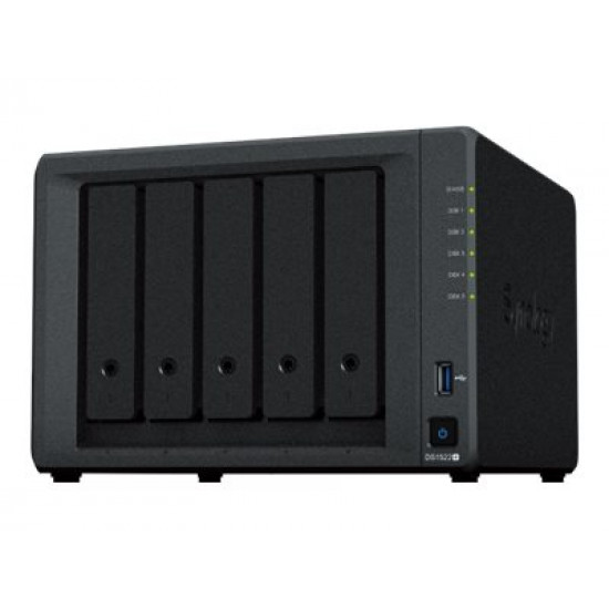 SYNOLOGY DS1522+ Desktop 5-BAY QUAD CORE 8GB RAM up to 32GB