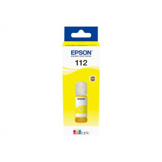 EPSON 112 EcoTank Pigment Yellow ink bottle