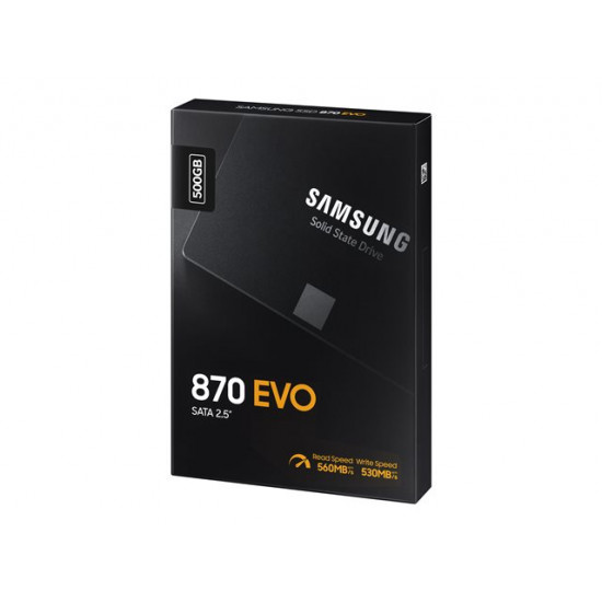 SAMSUNG 870 EVO 500GB SATA III 2.5inch SSD 560MB/s read 530MB/s write