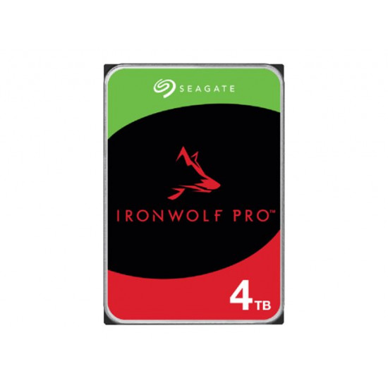 SEAGATE Ironwolf PRO Enterprise NAS HDD 4TB 7200rpm 6Gb/s SATA 256MB cache 8.9cm 3.5inch 24x7 for NAS & RAID Rackmount systems BLK