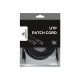 Patch cord l category 5e l flooded shell l 5M black