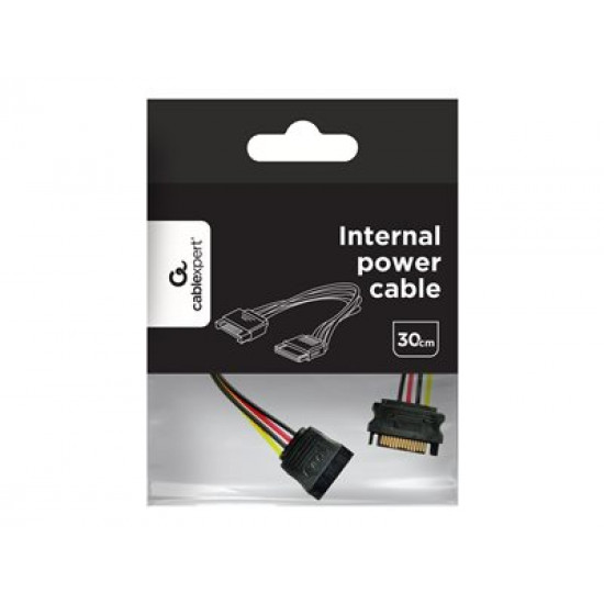 CABLE POWER EXTENSION SATA/0.3M CC-SATAMF-01 GEMBIRD