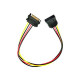 GEMBIRD CC-SATAMF-01 extention cable power SATA 15pin M/F 30 cm