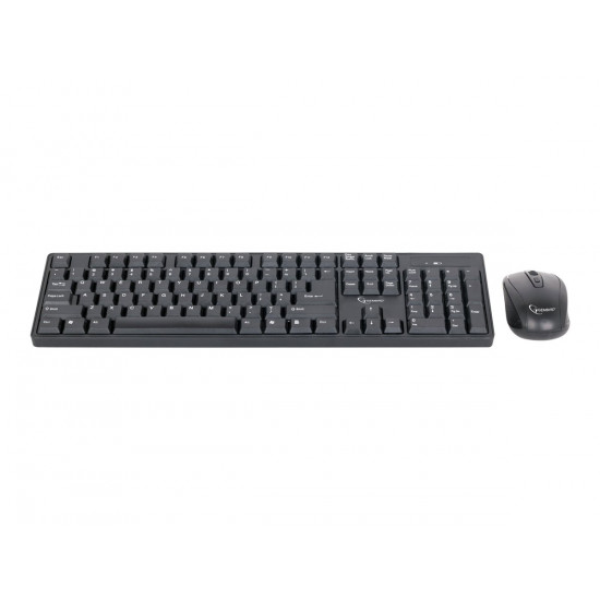 KEYBOARD +MOUSE WRL ENG/DESKTOP KBS-W-01 GEMBIRD