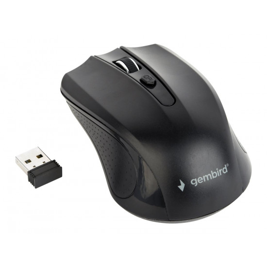 GEMBIRD MUSW-4B-04 Wireless optical mouse 1600DPI nano USB black