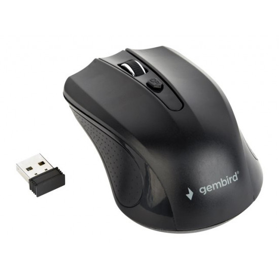 GEMBIRD MUSW-4B-04 Wireless optical mouse 1600DPI nano USB black