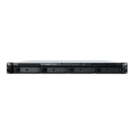 SYNOLOGY RS822RP+ 4-Bay NAS-Rackmount AMD Ryzen V1500B 4-core 2.2GHz 2GB DDR4 ECC SODIMM 2xUSB 3.2 RJ-45 4x1GbE