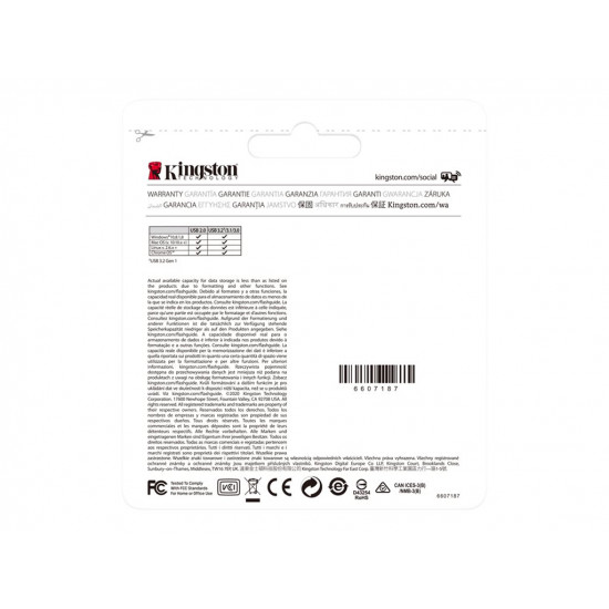 KINGSTON 256GB USB3.2 DataTraveler Gen1 Kyson