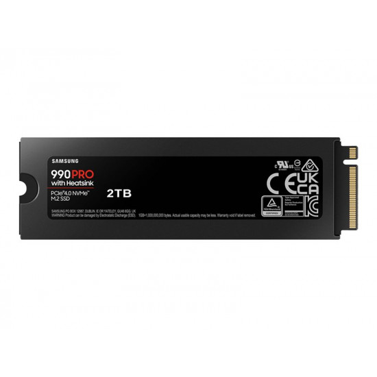 SAMSUNG 990 PRO SSD 2TB M.2 NVMe PCIe 4.0 Heatsink