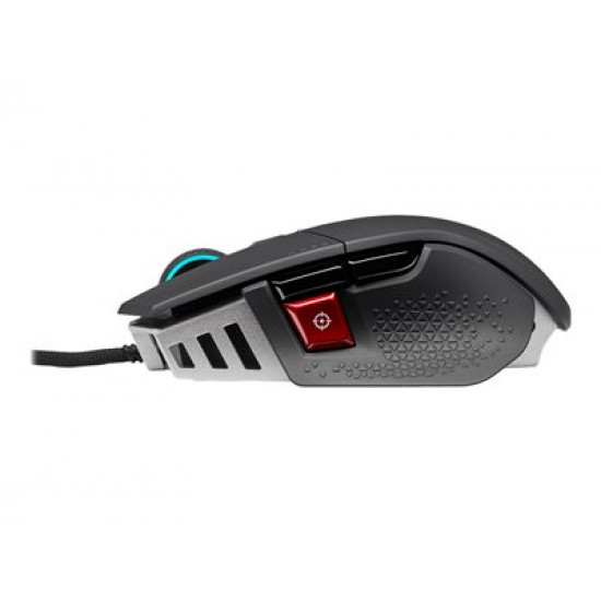 CORSAIR M65 RGB ULTRA Gaming Mouse Backlit RGB LED Optical Silver ALU Black