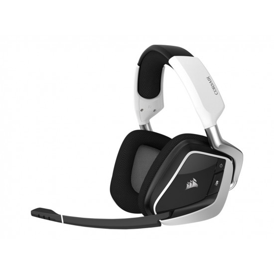 CORSAIR GAMING VOID RGB ELITE Wireless Premium Gaming Headset with 7.1 Surround Sound White EU Version