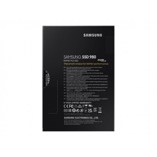 SSD M.2 500GB Samsung 980 NVMe PCIe 3.0 x 4 retail 