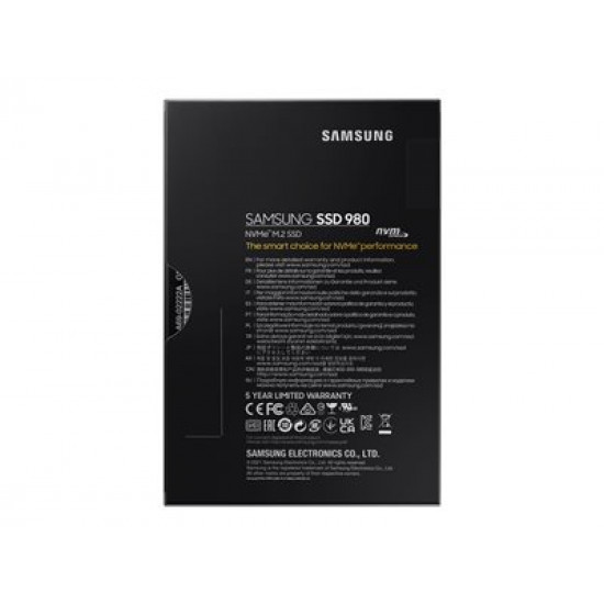 SSD M.2 500GB Samsung 980 NVMe PCIe 3.0 x 4 retail 