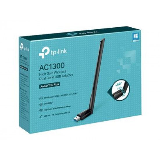 WRL ADAPTER 1300MBPS USB/ARCHER T3U PLUS TP-LINK